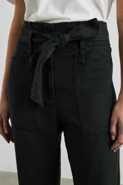 Vrouwen Rails Achillesbroek - Gewassen Zwart