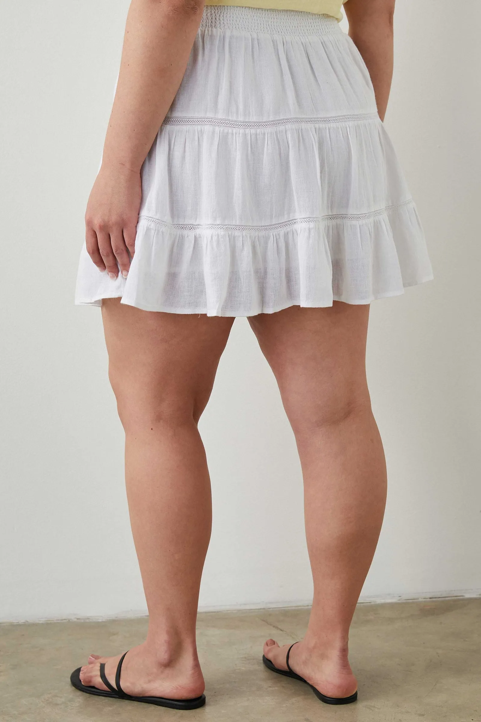 Vrouwen Rails Addison Rok - Wit Kant Detail