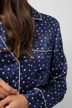 Vrouwen Rails Alba Pyjamaset - Satijn Middernacht Sterren