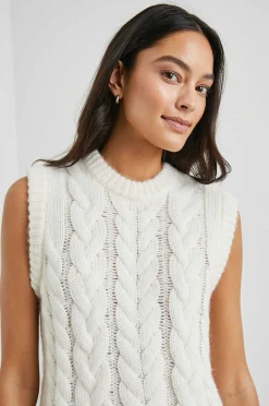 Vrouwen Rails Alexis Sweatervest - Ivoor