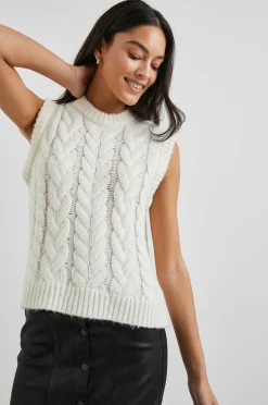Vrouwen Rails Alexis Sweatervest - Ivoor