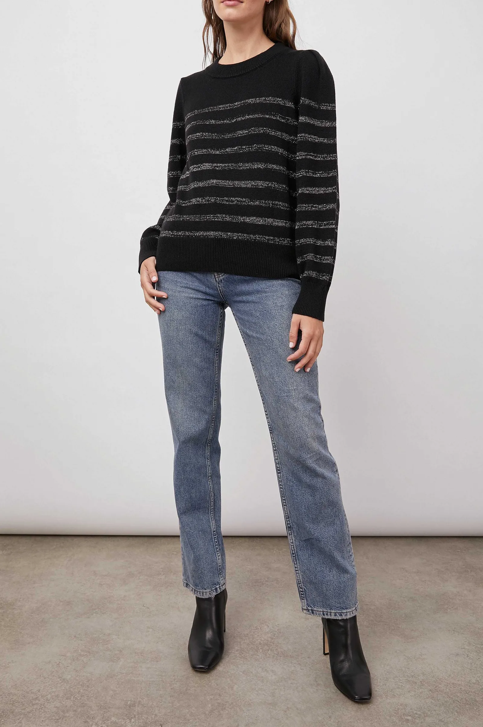 Vrouwen Rails Allegra Trui - Zwart Metallic