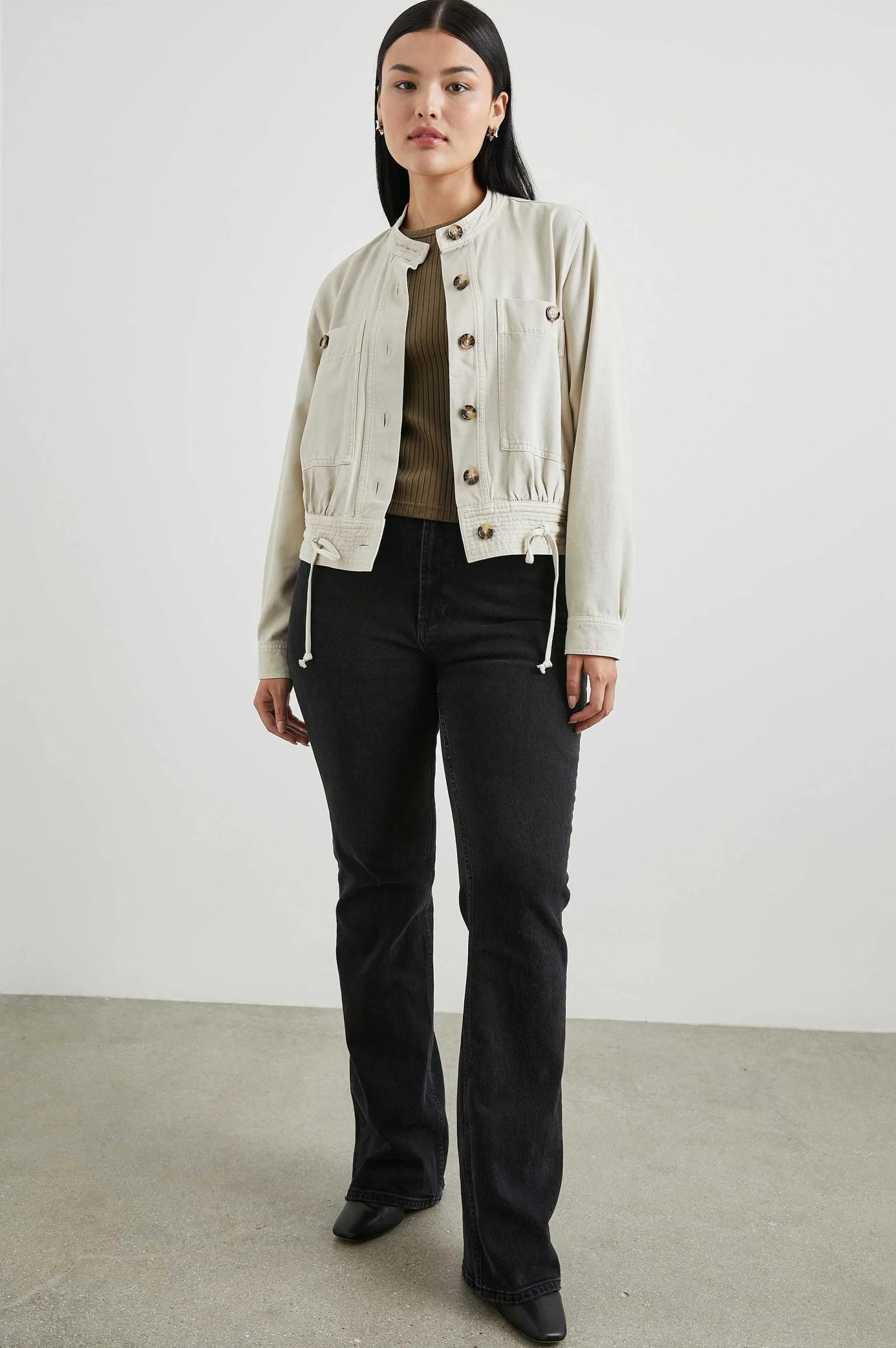 Vrouwen Rails Alma Jas - Steen