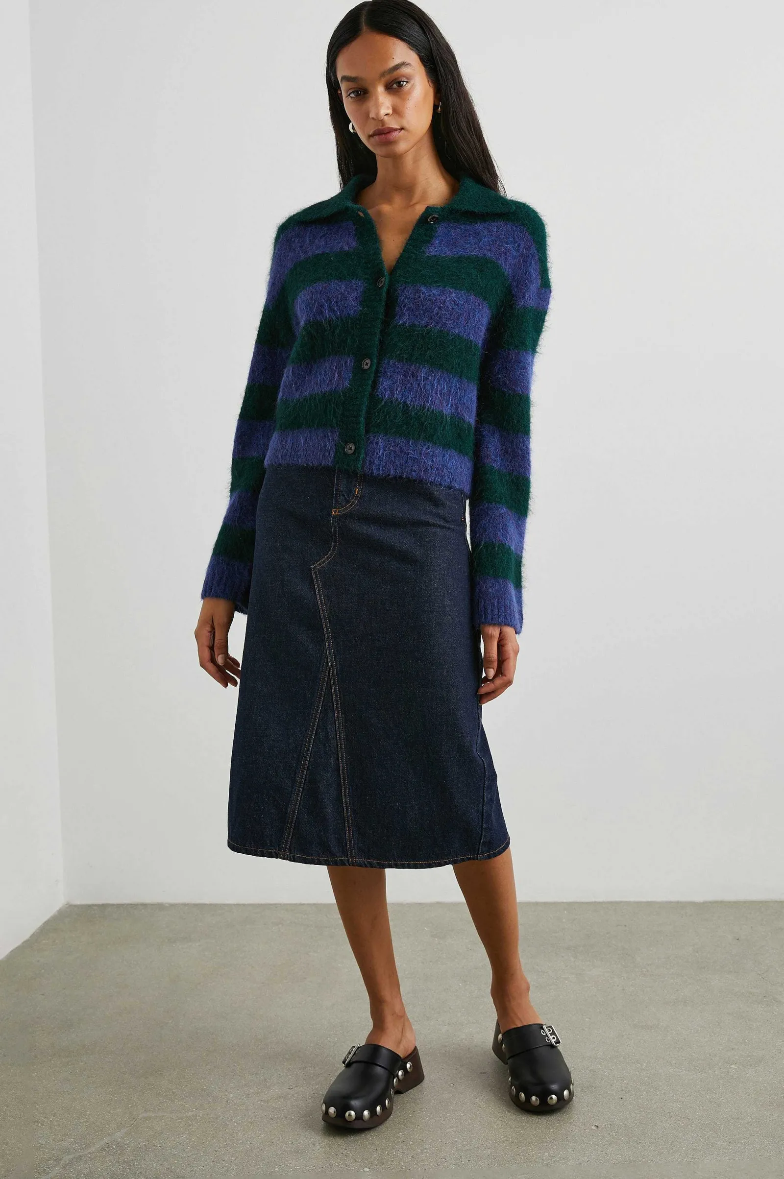 Vrouwen Rails Amber Trui - Oxford Stripe