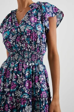 Vrouwen Rails Amellia Jurk - Houtblok Bloemen