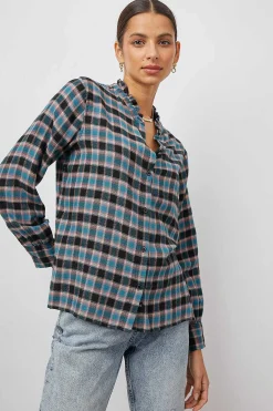 Vrouwen Rails Andie Top - Rose Blauwkool
