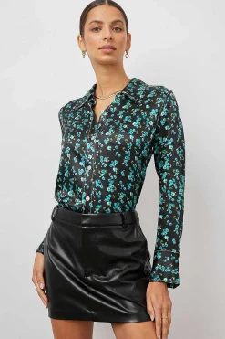 Vrouwen Rails Andrea Top - Munt Bloemen
