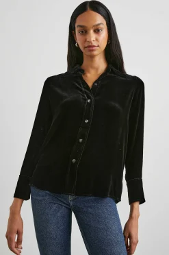 Vrouwen Rails Andrea Top - Zwart Fluweel