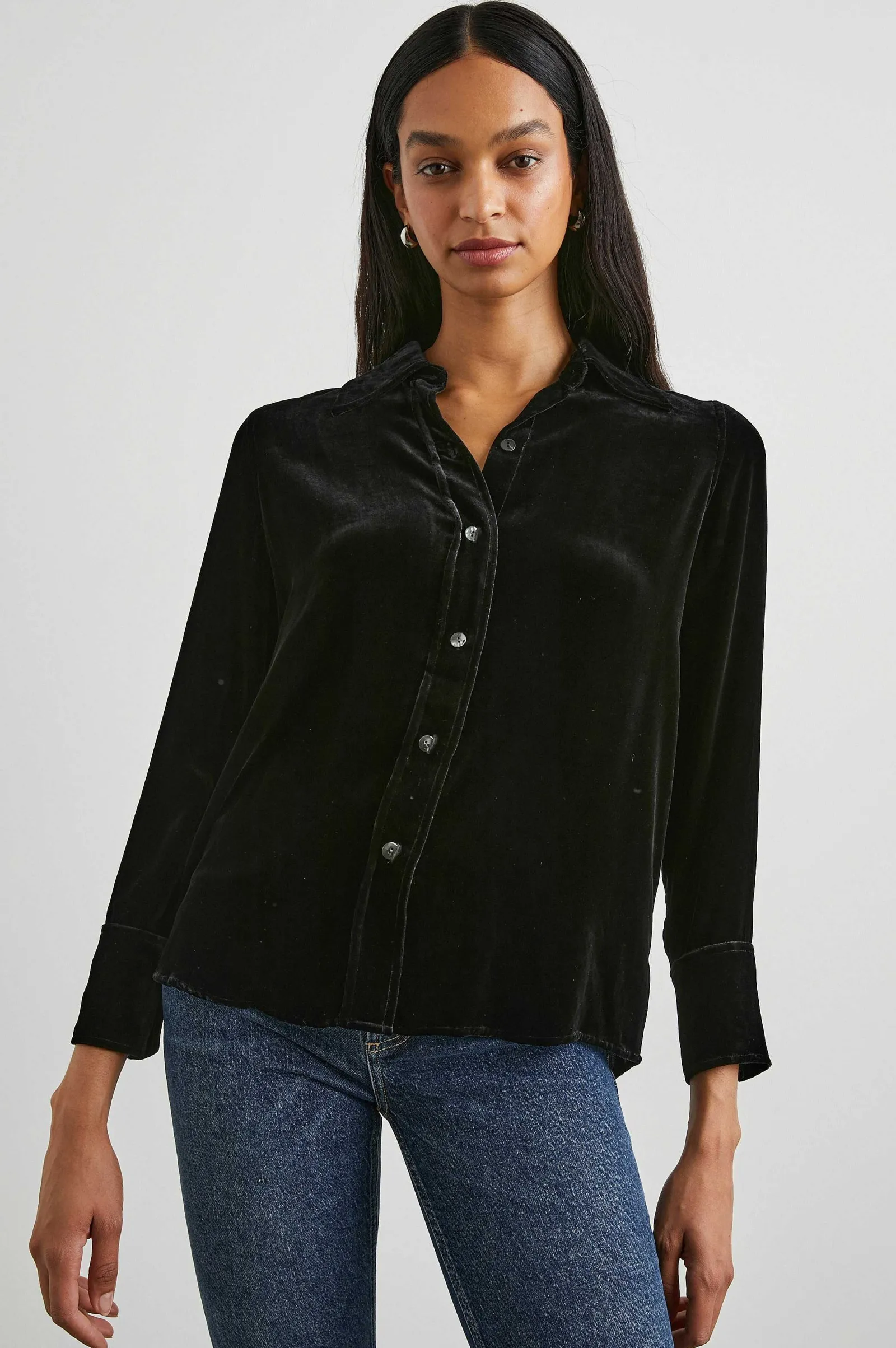 Vrouwen Rails Andrea Top - Zwart Fluweel