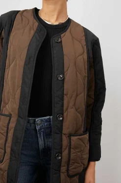 Vrouwen Rails Andres Jas - Zwart Bruin Mix