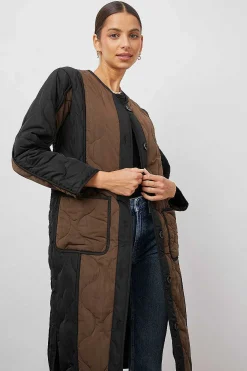 Vrouwen Rails Andres Jas - Zwart Bruin Mix