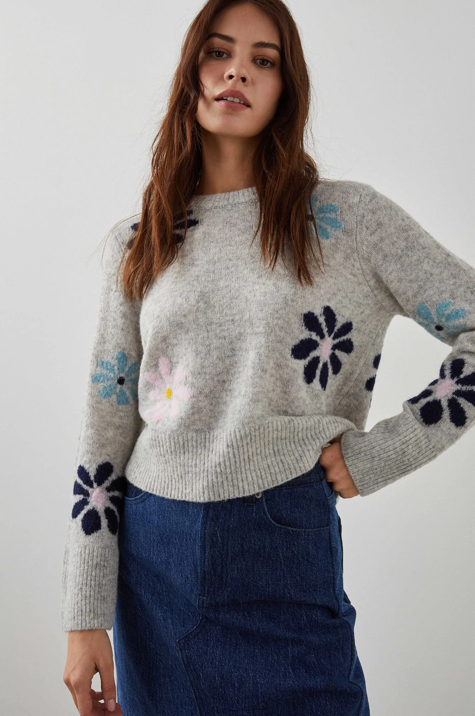 Vrouwen Rails Anijs Trui - Grijs Multi