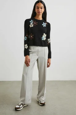 Vrouwen Rails Anijs Trui - Onyx Blauwe Madeliefjes