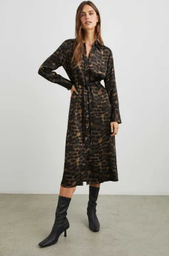 Vrouwen Rails Anina Jurk - Umber Luipaard