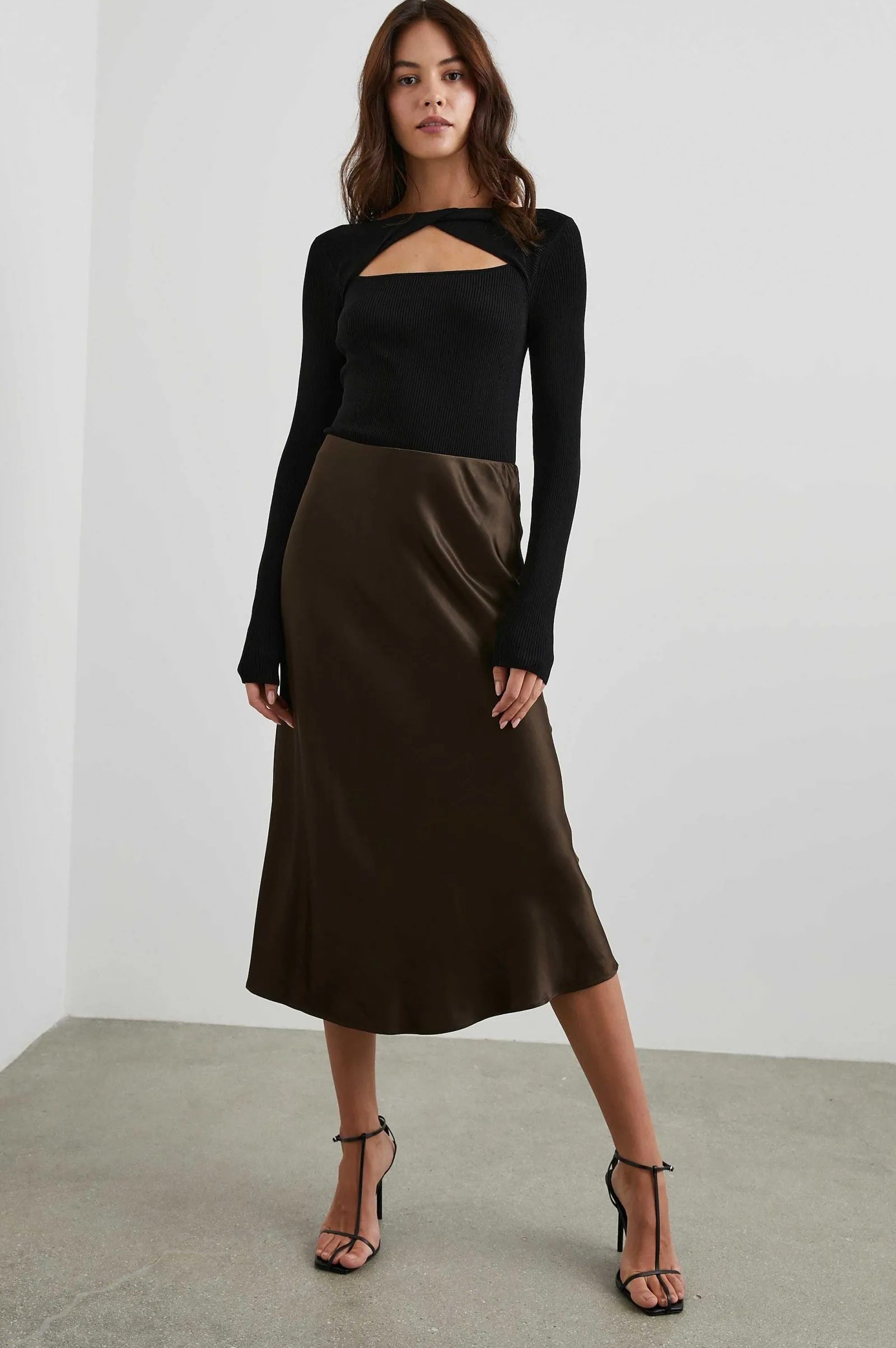 Vrouwen Rails Anya Rok - Donker Mos