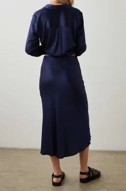 Vrouwen Rails Anya Rok - Marine