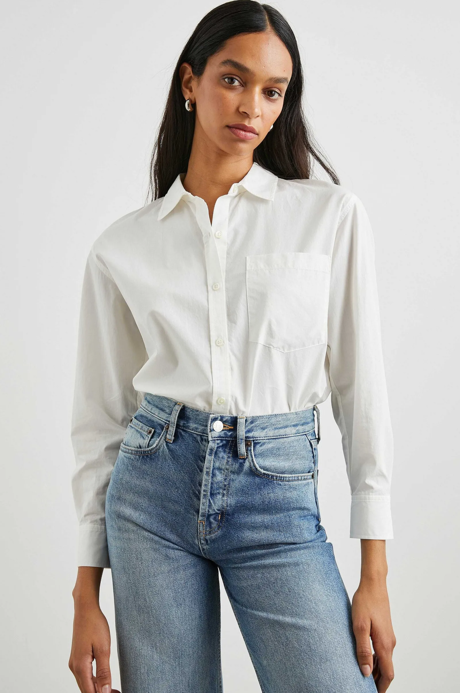 Vrouwen Rails Arlo Overhemd - Wit