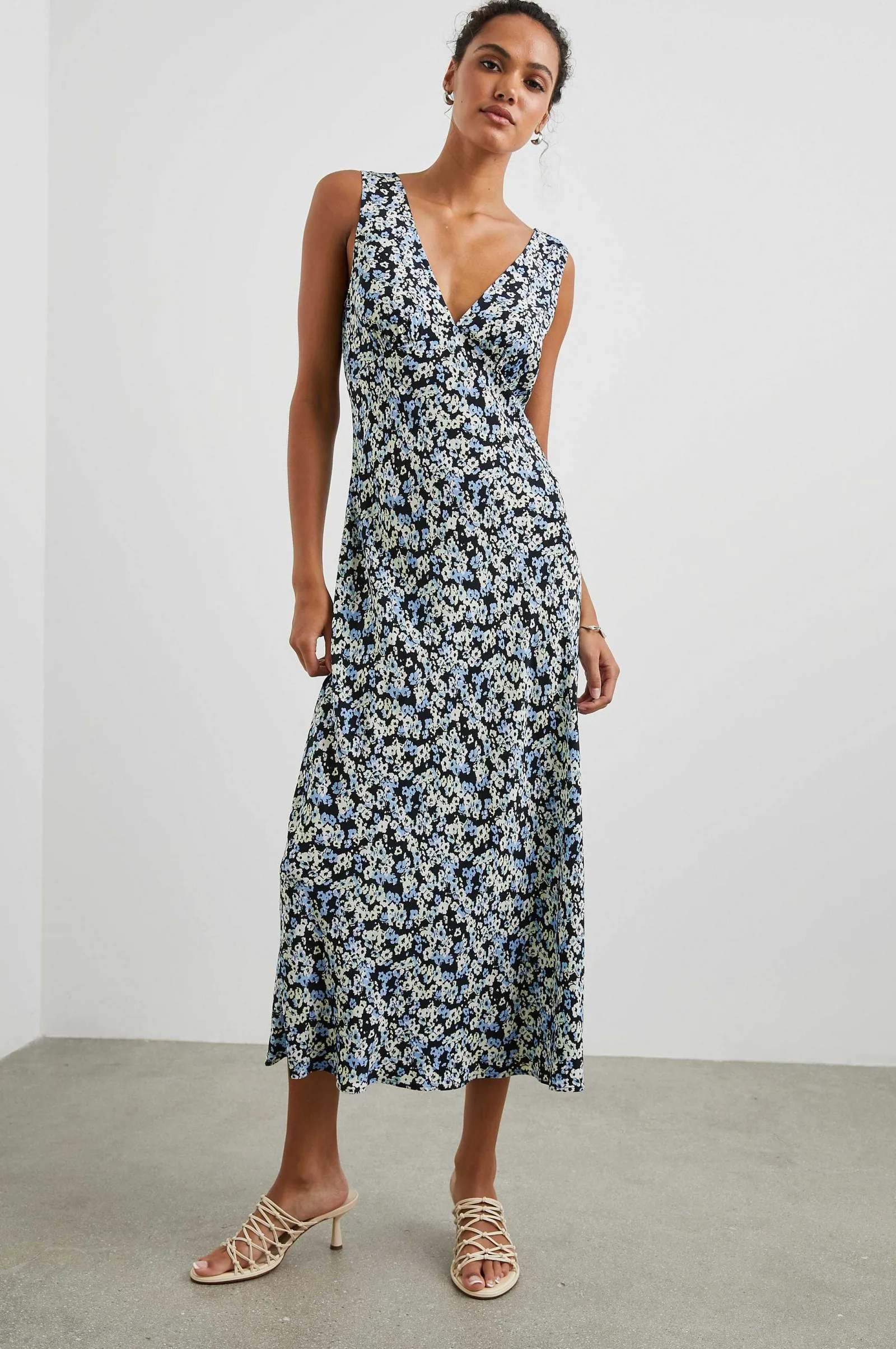 Vrouwen Rails Audrina Jurk - Middernacht Weide Bloemen