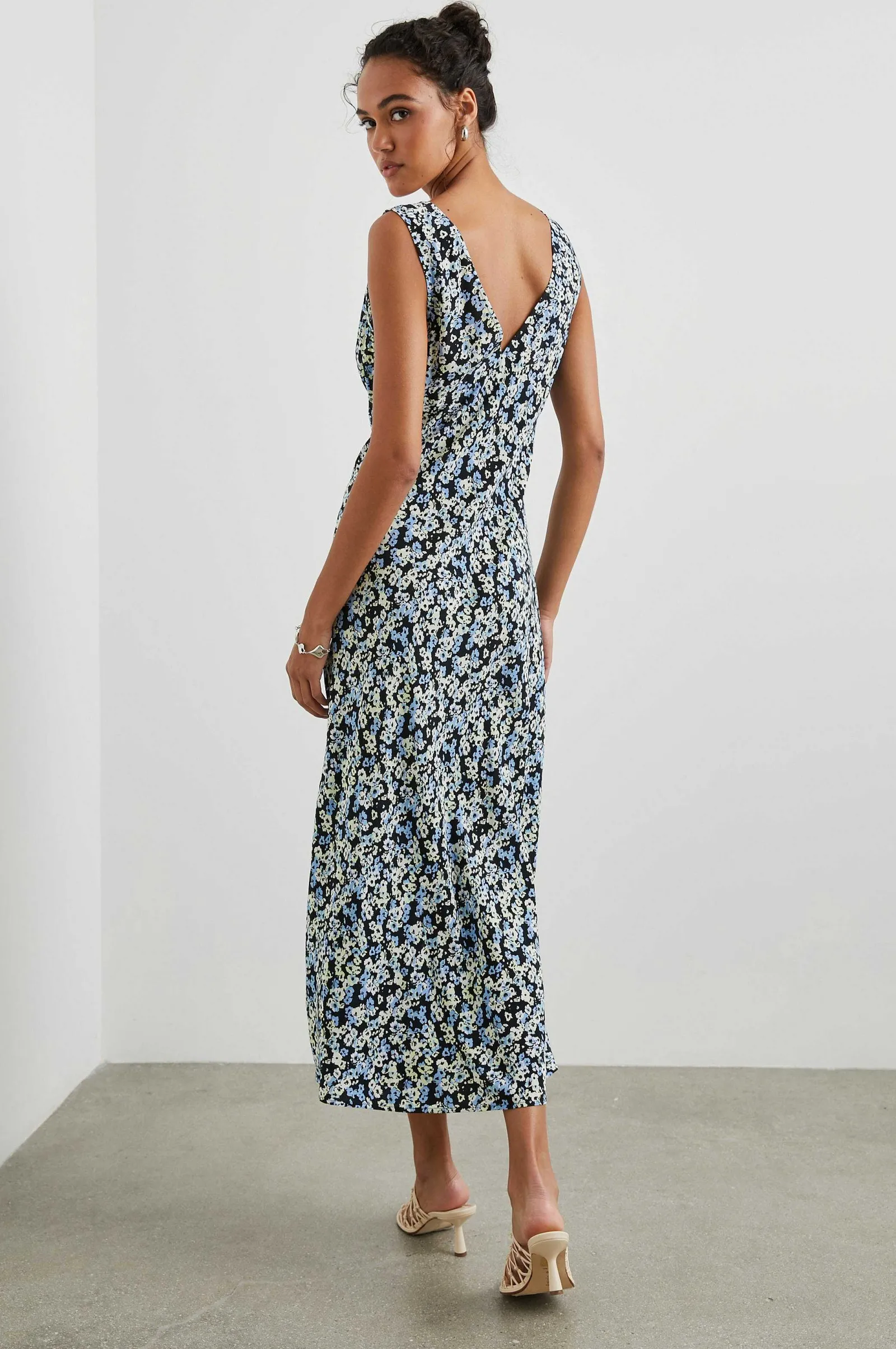 Vrouwen Rails Audrina Jurk - Middernacht Weide Bloemen