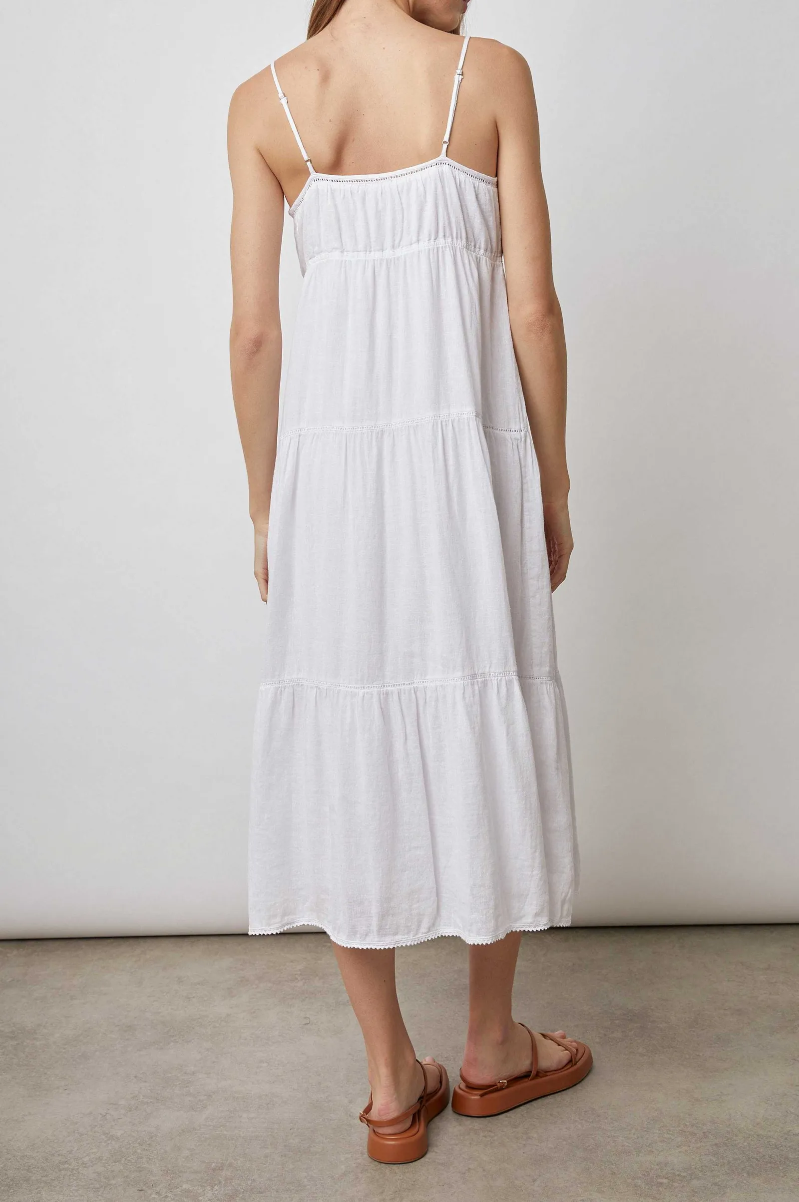Vrouwen Rails Avril Jurk - Wit Kant Detail