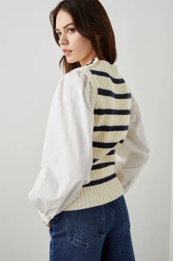 Vrouwen Rails Bambi Trui - Ivoor Marine Stripe