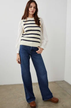 Vrouwen Rails Bambi Trui - Ivoor Marine Stripe