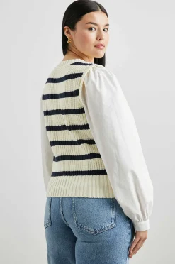 Vrouwen Rails Bambi Trui - Ivoor Marine Stripe