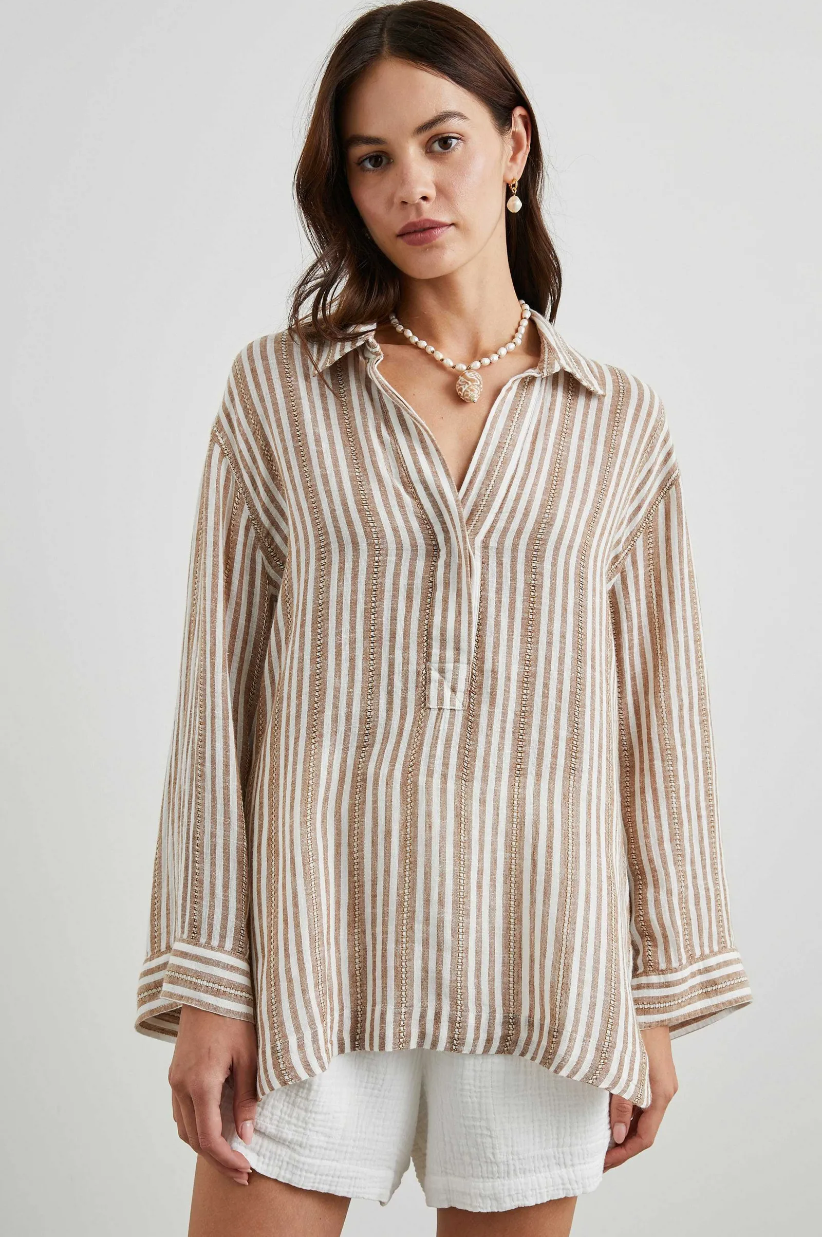Vrouwen Rails Banks Top - Palo Santo Stripe