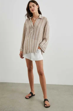 Vrouwen Rails Banks Top - Palo Santo Stripe