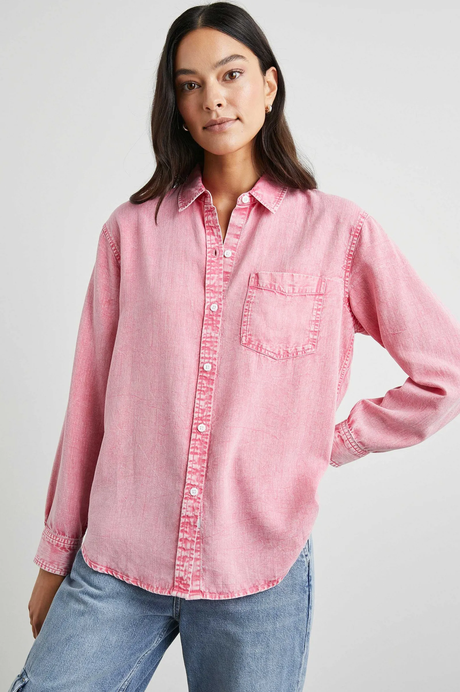 Vrouwen Rails Barrett Overhemd - Levendig Roze