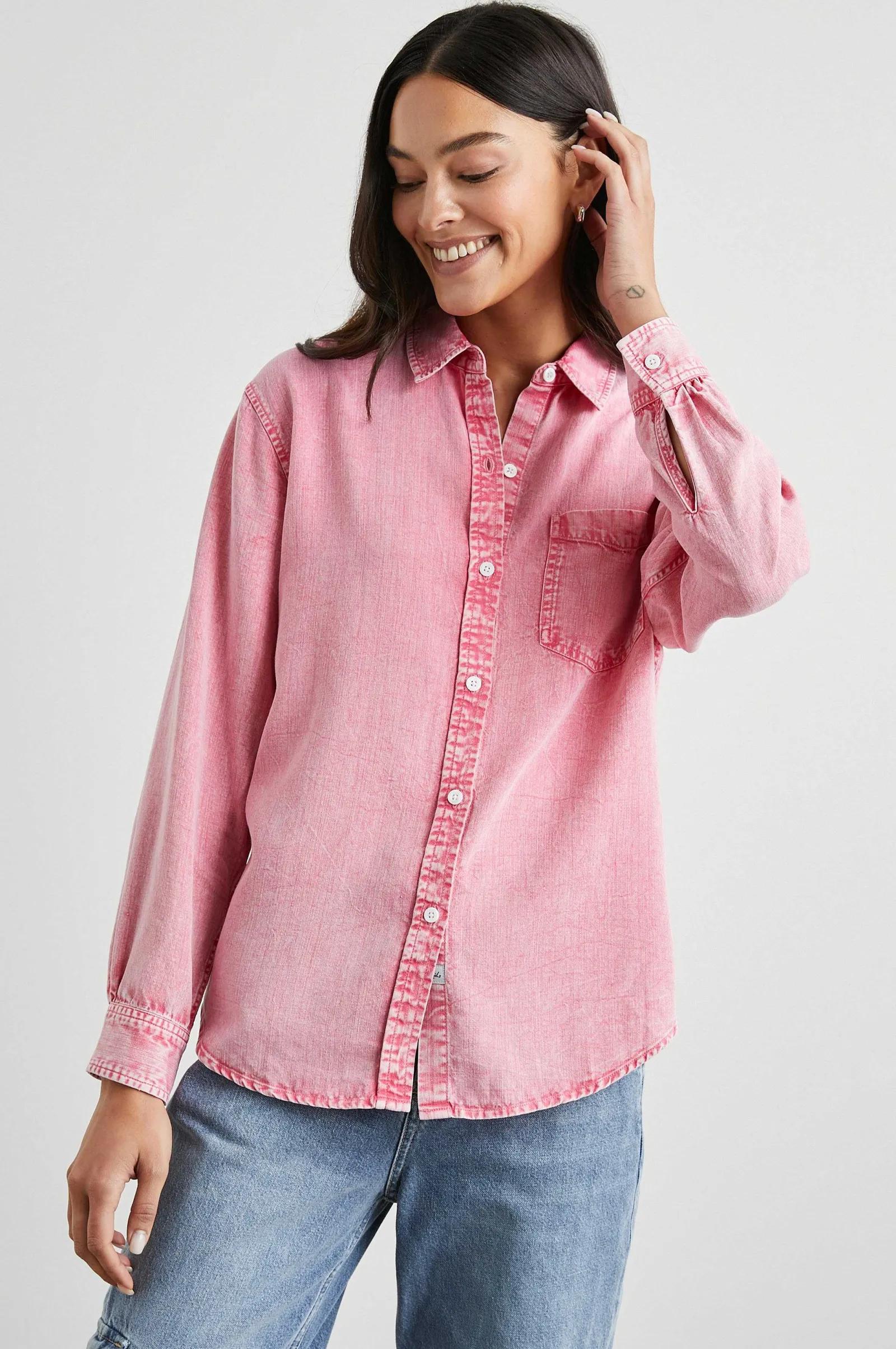 Vrouwen Rails Barrett Overhemd - Levendig Roze