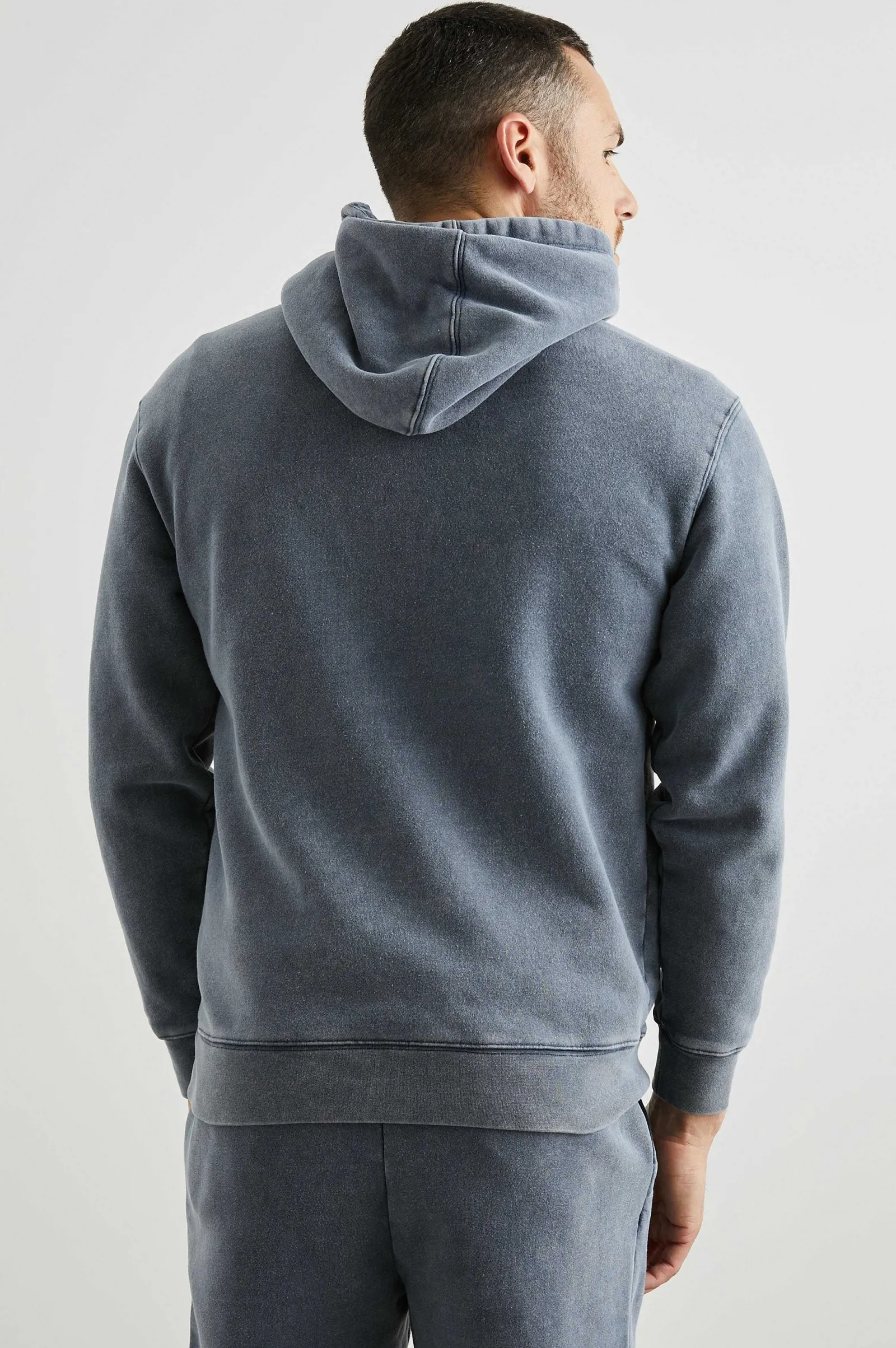 Heren Rails Basje Hoodie - Zongebleekte Marine