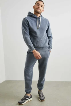 Heren Rails Basje Hoodie - Zongebleekte Marine