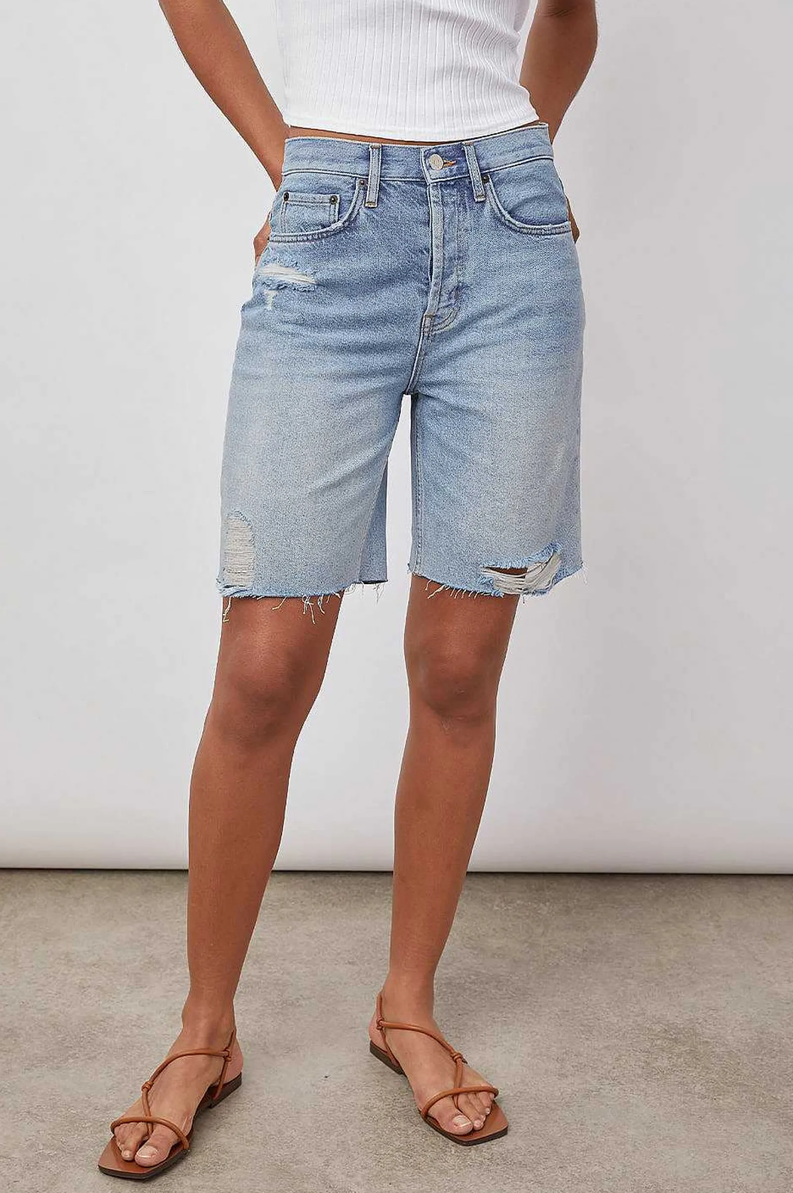 Vrouwen Rails Beachwood Kort - Licht Vintage Distress