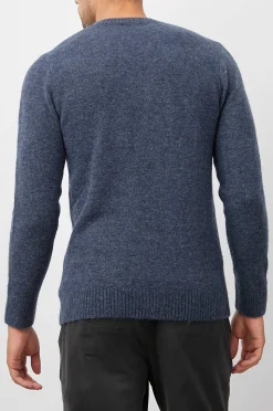 Heren Rails Beckson Trui - Heather Blauw