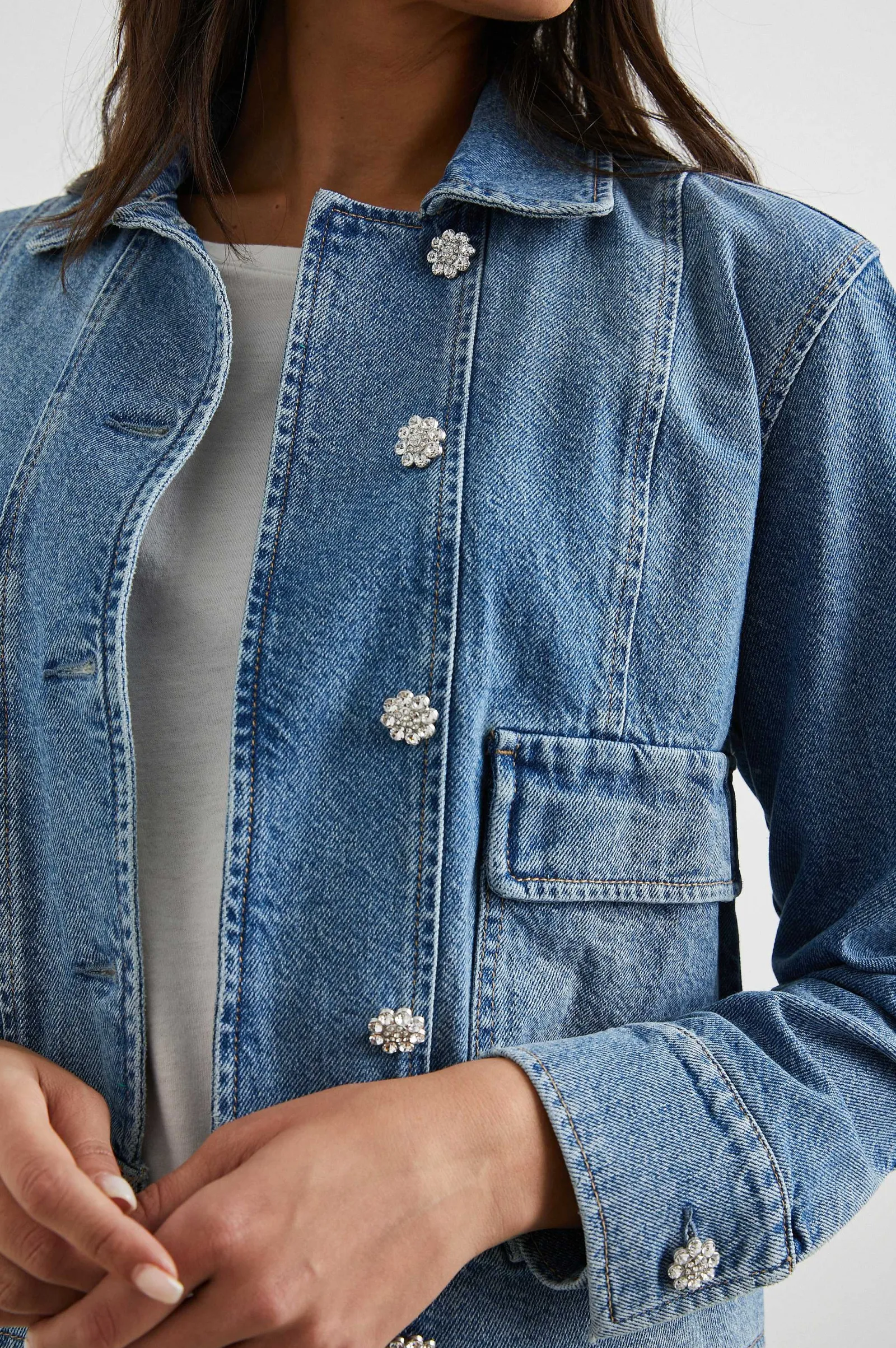 Vrouwen Rails Bianca Jas - Origineel Blauw