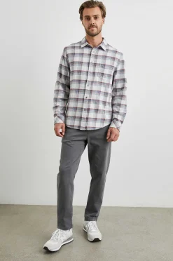 Heren Rails Bos Shirt - Moab Sky Melange