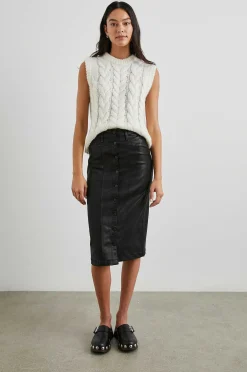 Vrouwen Rails Broadway Rok - Gecoate Noir