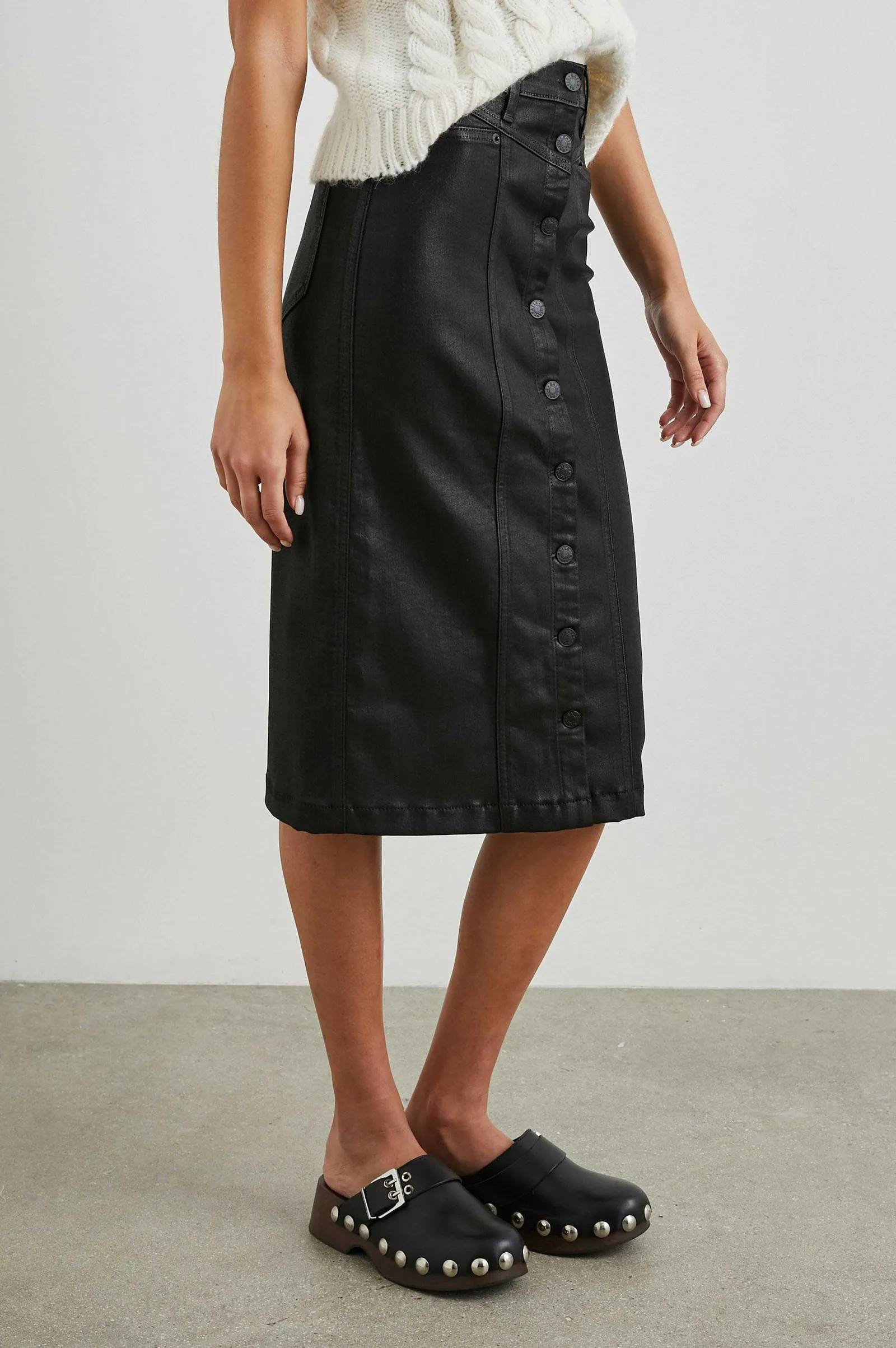 Vrouwen Rails Broadway Rok - Gecoate Noir