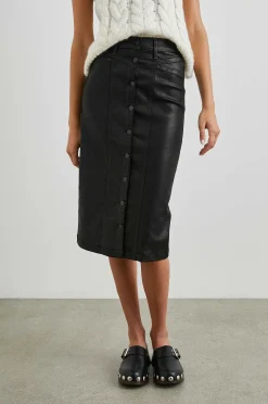 Vrouwen Rails Broadway Rok - Gecoate Noir