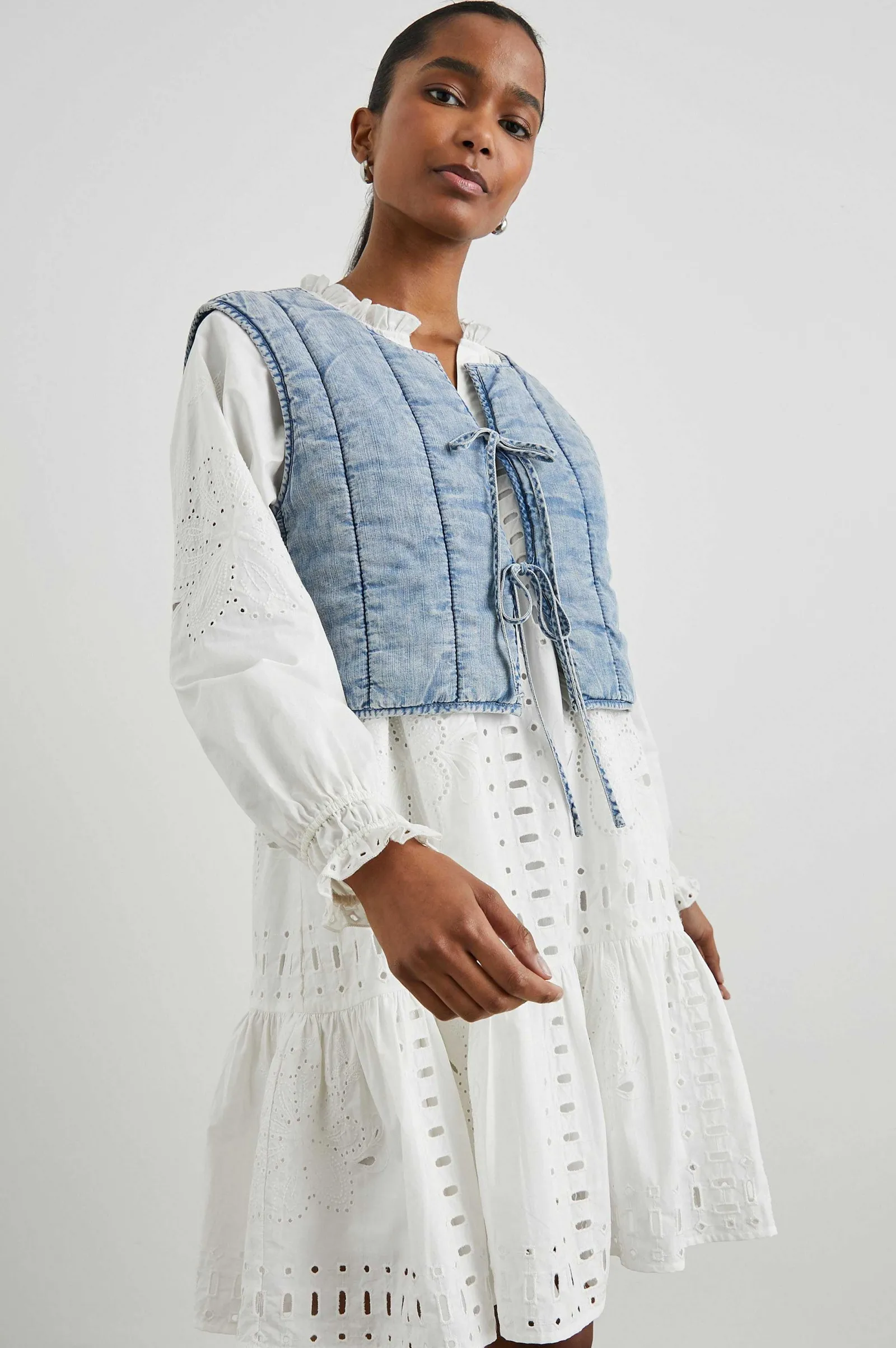 Vrouwen Rails Bronte Top - Medium Bewolken Was