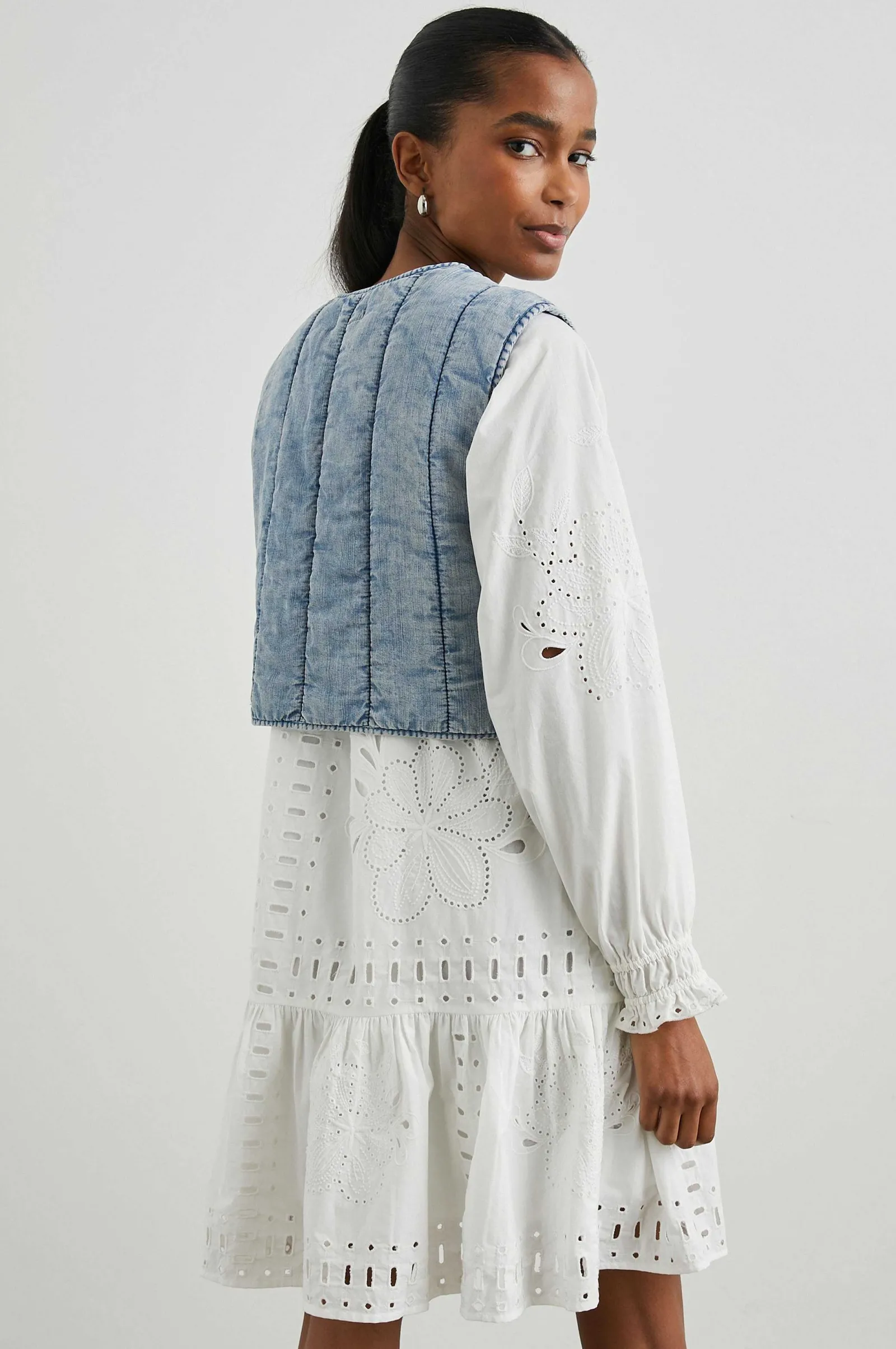 Vrouwen Rails Bronte Top - Medium Bewolken Was