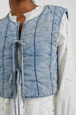 Vrouwen Rails Bronte Top - Medium Bewolken Was