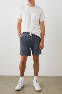 Heren Rails Caleb Kort - Donderblauw