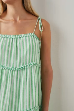 Vrouwen Rails Caralyn Jurk - Cayman Groene Streep