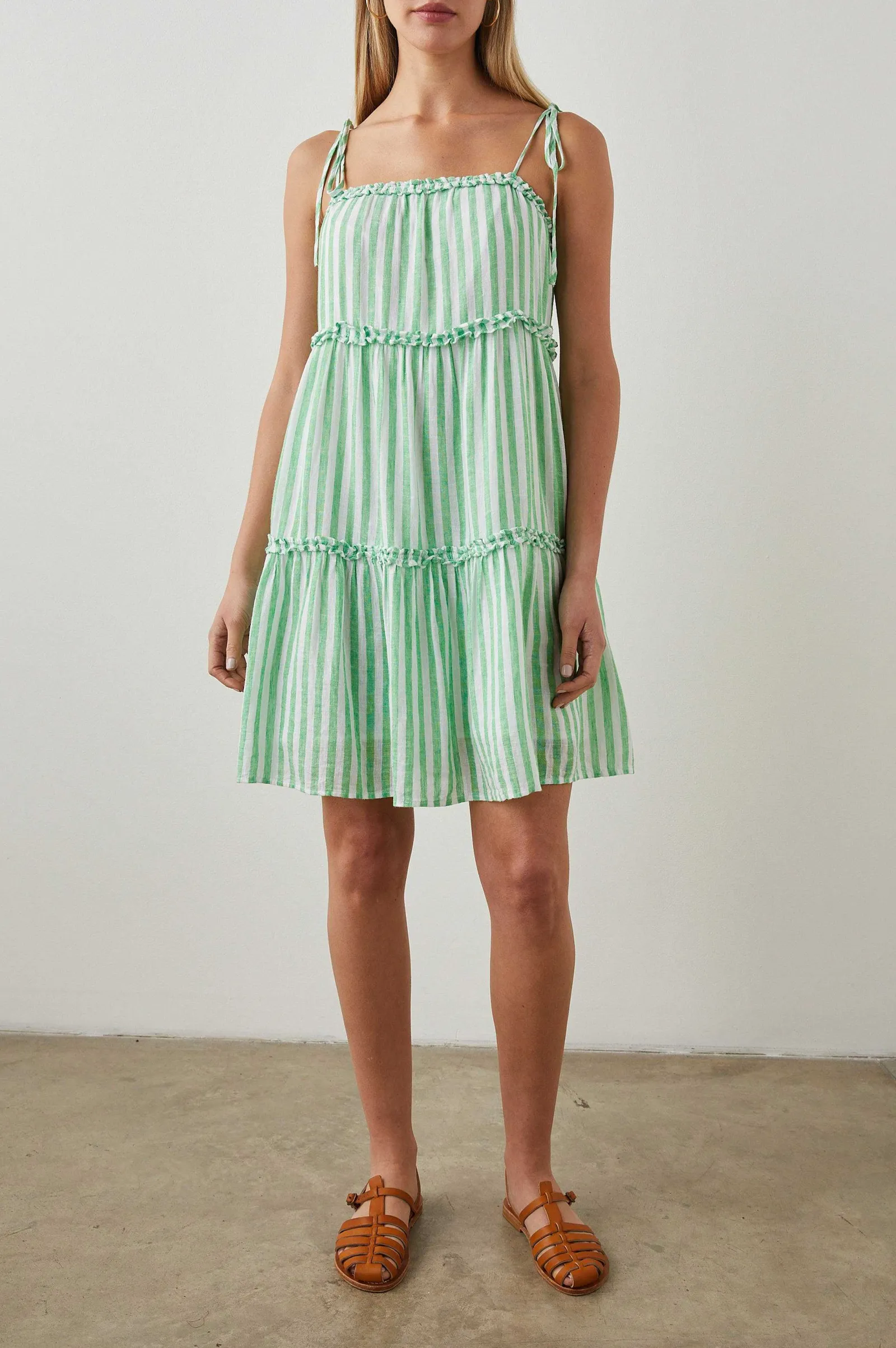 Vrouwen Rails Caralyn Jurk - Cayman Groene Streep