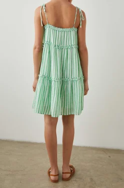 Vrouwen Rails Caralyn Jurk - Cayman Groene Streep