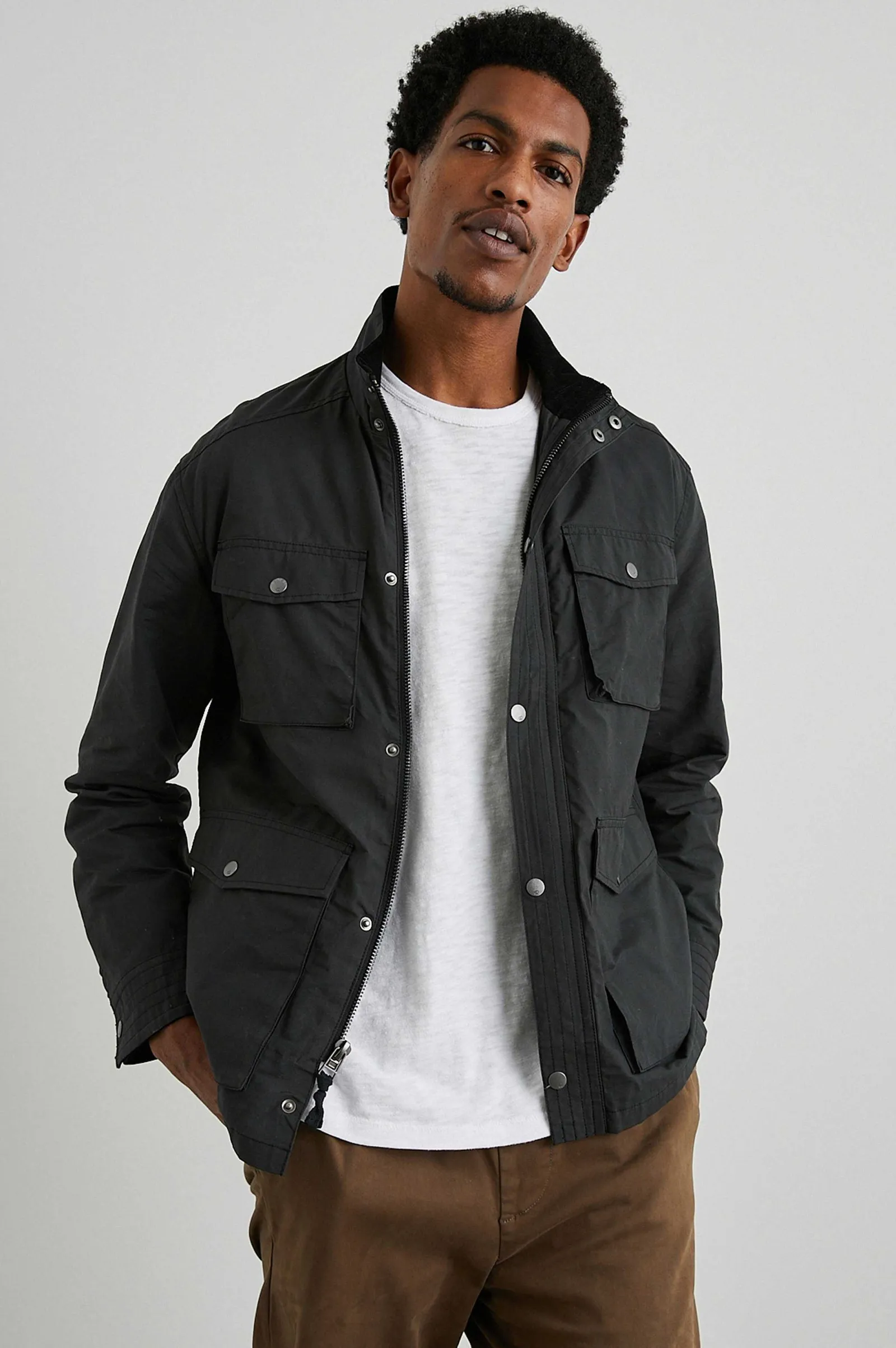 Heren Rails Cardiff Jas - Zwart