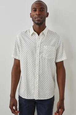 Heren Rails Carson Overhemd - Diamantprint Zwart