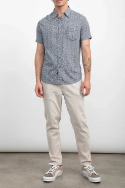Heren Rails Carson Overhemd - Flora Bloom Marine